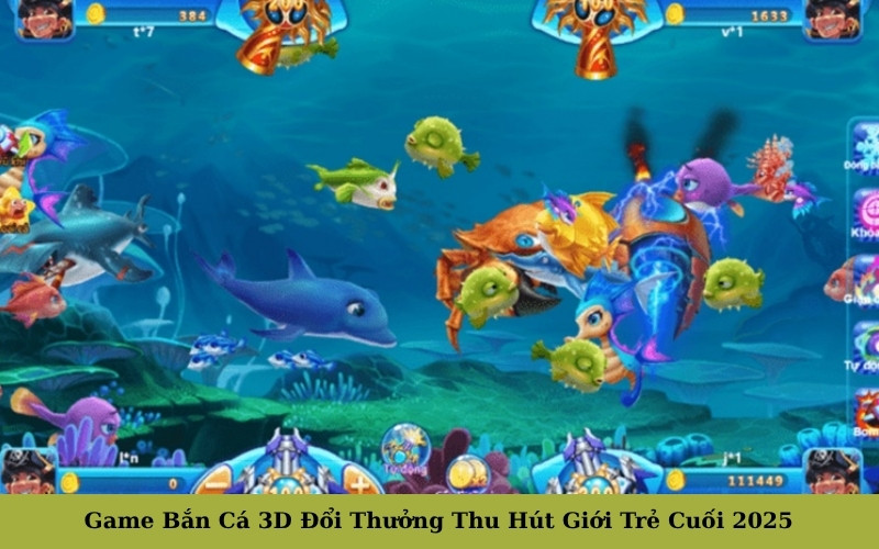Game Bắn Cá 3D Đổi Thưởng Thu Hút Giới Trẻ Cuối 2025